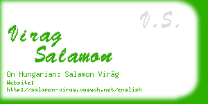 virag salamon business card